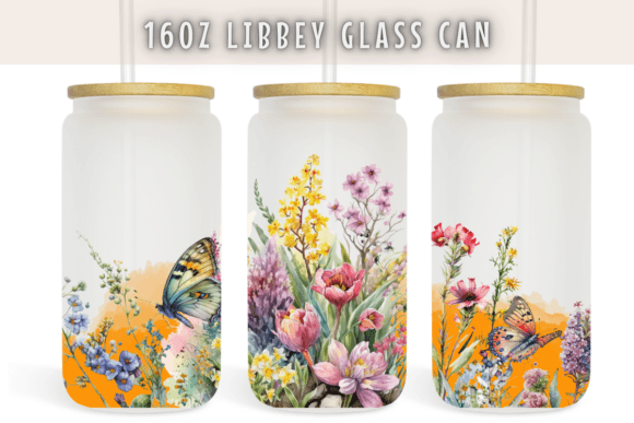 Download Summer Flower Watercolor 16 Oz Libbey - Summer flower watercolor Collection