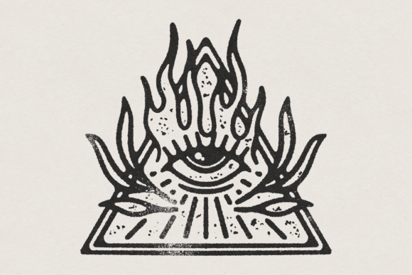Download Boho Hippie All Seeing Eye Tattoo Design - Boho Collection