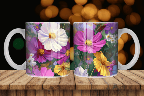 Download Summer Flower Watercolor Mug Tumbler - Premium Resources