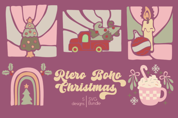 Download Retro Boho Christmas - Boho Collection
