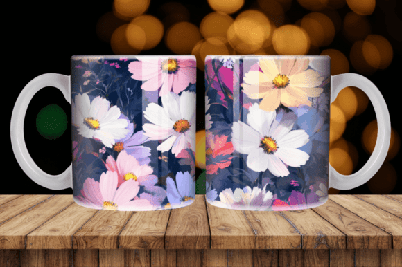Download Summer Flower Watercolor Mug Tumbler - Premium Resources