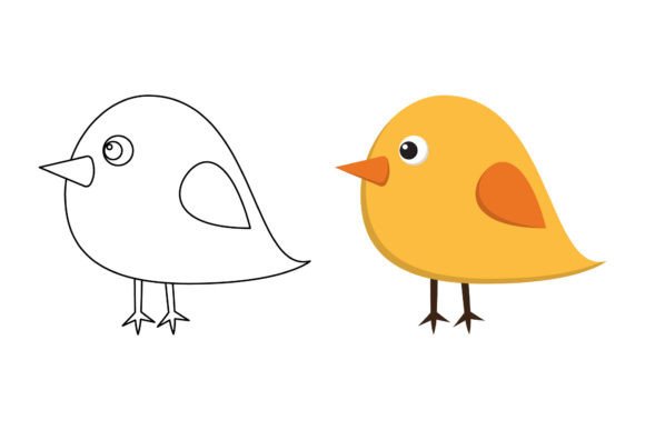 Download Garden Bird Coloring - Premium Resources